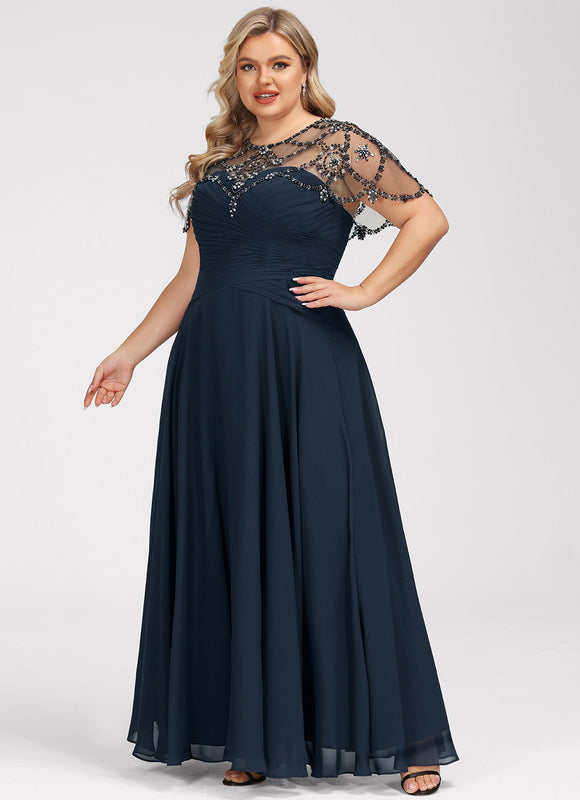 Robe Élégante Mère Mariée Illusion - gallery 8