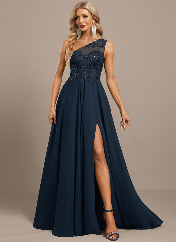 Robe Soirée Élégante Une Épaule