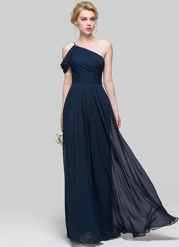 Robe Longue Chic Une Épaule - gallery 8