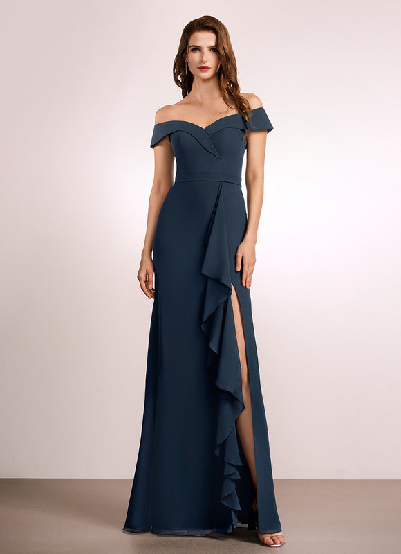 Robe Élégante Épaule Dénudée Chic - gallery 4