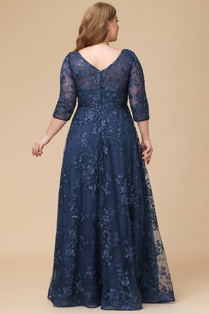 Robe Éblouissante Dentelle Émeraude - gallery 9