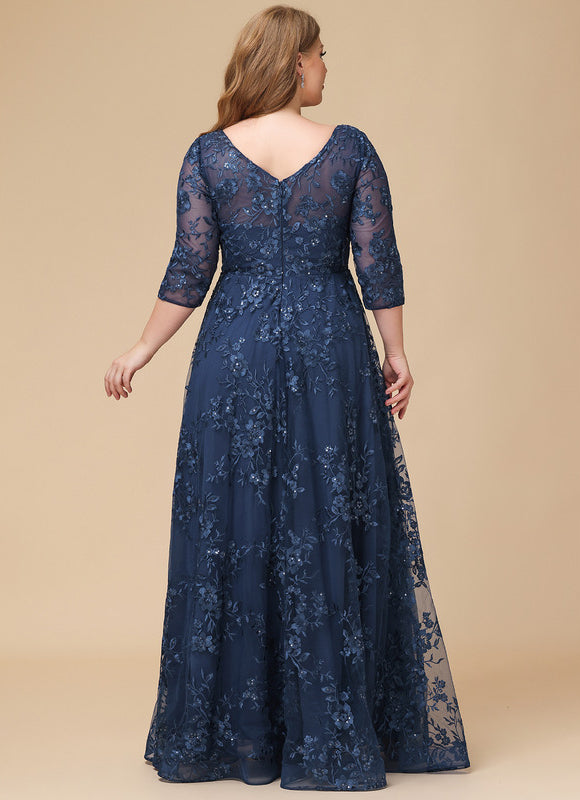 Robe Éblouissante Dentelle Émeraude - gallery 9