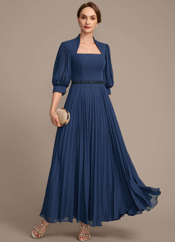 Robe Longue Plissée Élégante Nuit - gallery 5