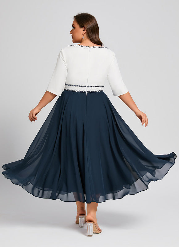 Robe Élégante Mère Mariée Chic - gallery 9
