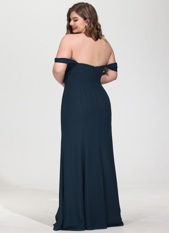 Robe Sirène Épaule Dénudée Chic - gallery 8