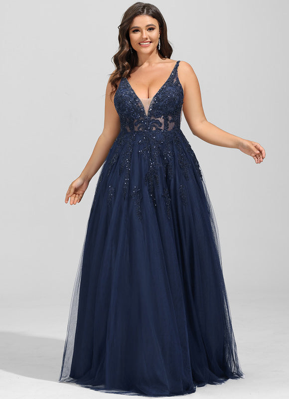Robe De Bal Tulle Pailletée Élégante - gallery 8