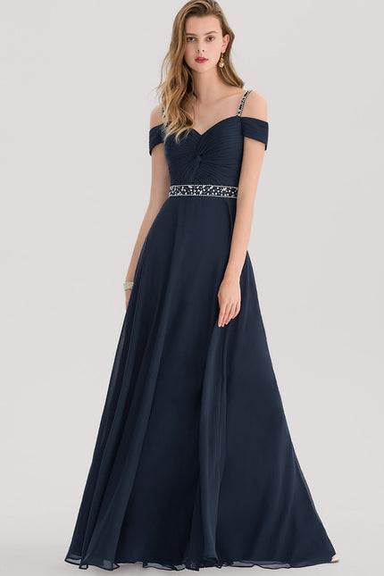 Robe Élégante Col V Paillettes Nuit - gallery 3