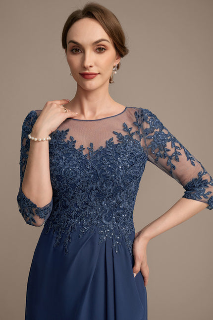 Robe Mère Mariée Élégante Dentelle - gallery 1
