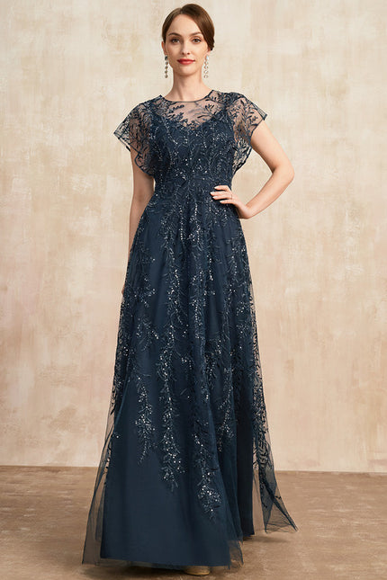 Robe Éblouissante Mère Mariée Paillettes - gallery 5