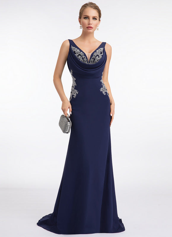Robe Sirène Élégante Traîne Chic - gallery 4