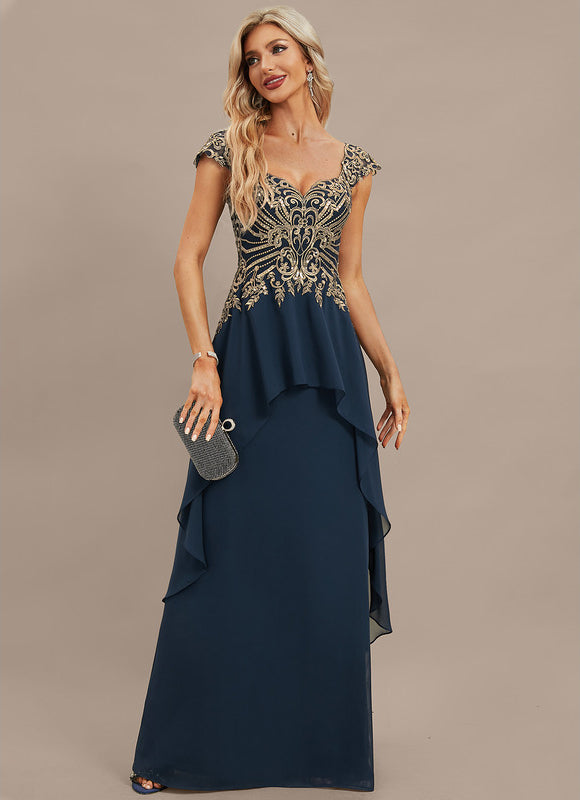 Robe Élégante Paillettes Col Off-Shoulder - gallery 6