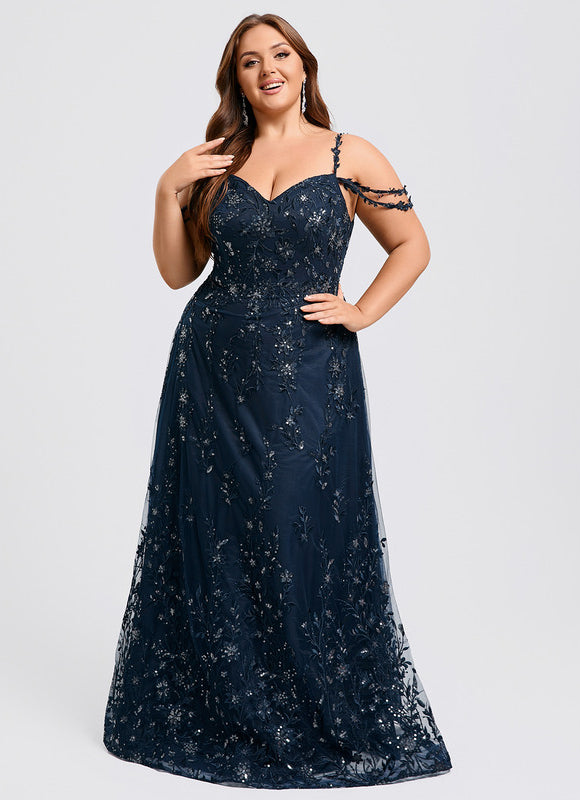 Robe De Bal Élégante Pailletée - gallery 9