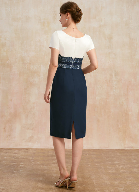 Robe De Mariee Bleu Marine Et Blanche - gallery 6