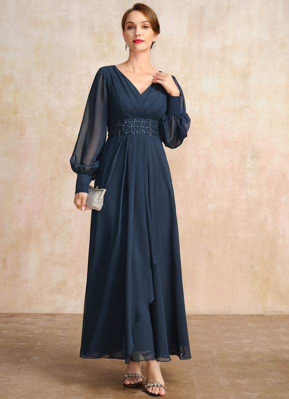 Robe Élégante Mousseline Nuit Chic - gallery 2
