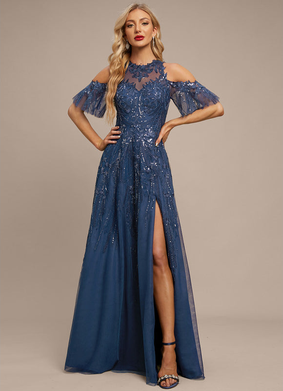 Robe De Soirée Pailletée Chic - gallery 3