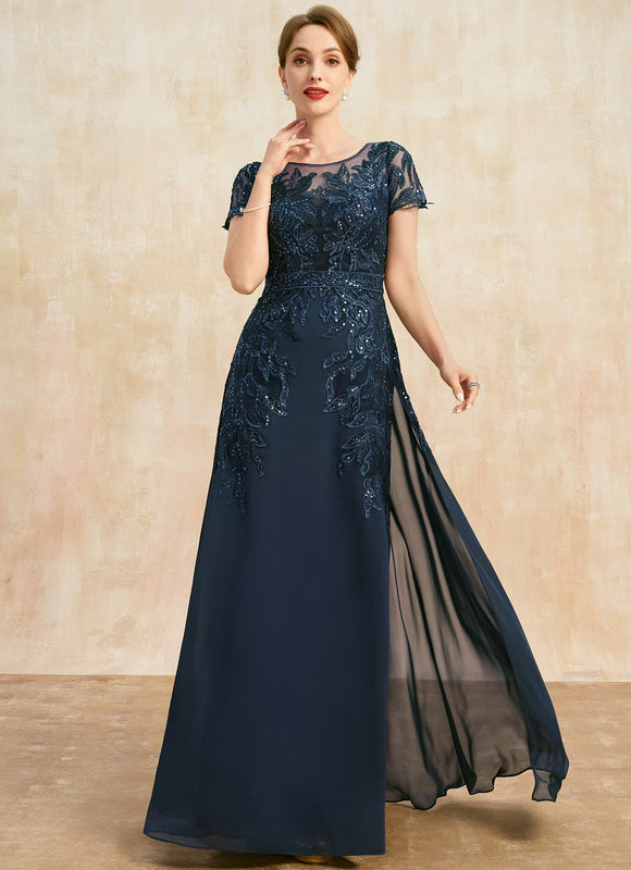 Robe Élégante Mère Mariée Paillettes - gallery 1