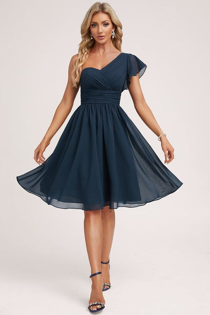 Robe Bleu Marine Habillée - gallery 1