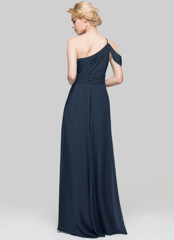Robe Longue Chic Une Épaule - gallery 1