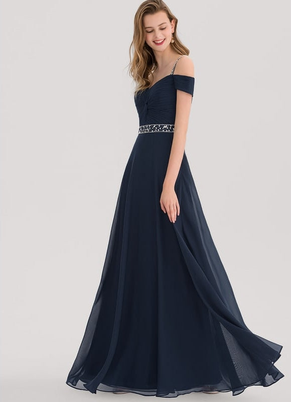 Robe Élégante Col V Paillettes Nuit - gallery 2