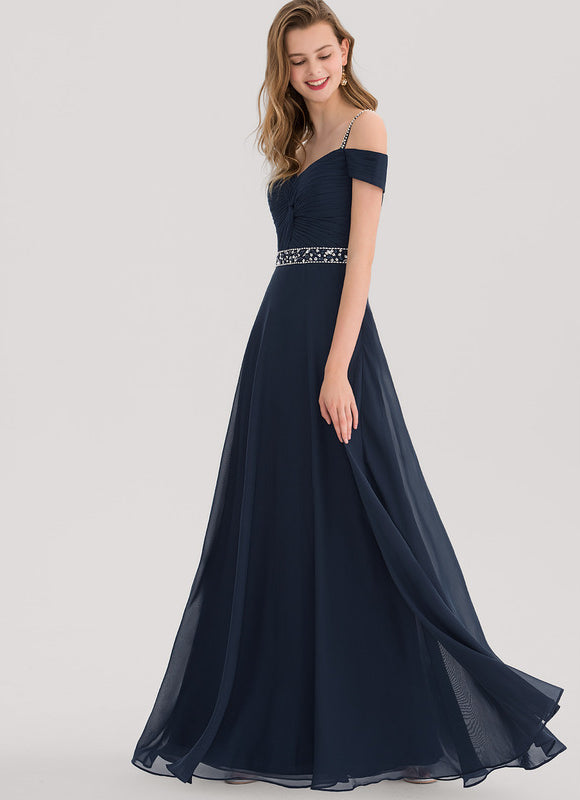 Robe Élégante Col V Paillettes Nuit - gallery 1