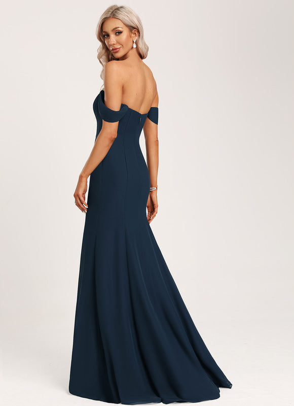 Robe Sirène Épaule Dénudée Chic - gallery 5