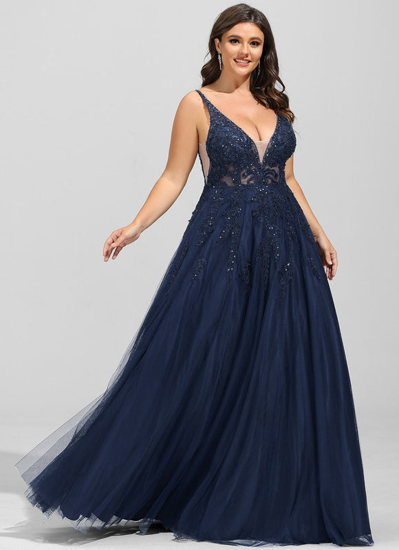 Robe De Bal Tulle Pailletée Élégante - gallery 6