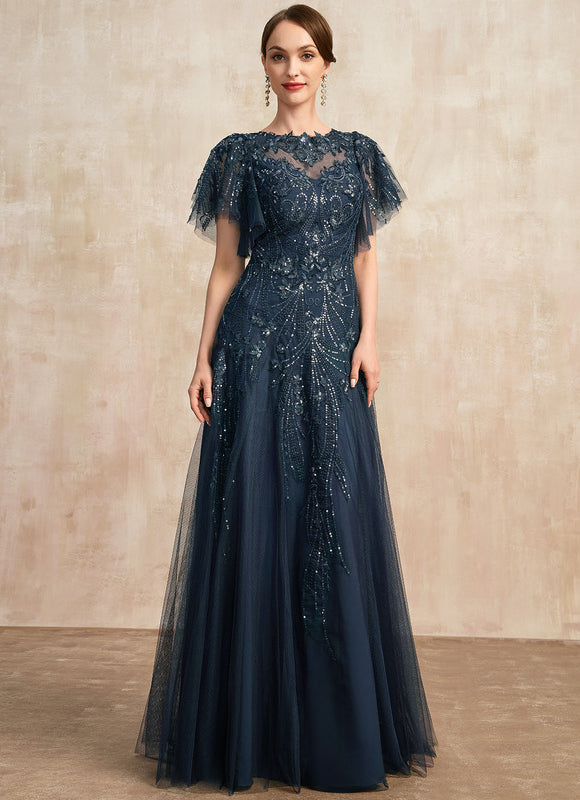 Robe Éblouissante Mère Mariée Paillettes - gallery 1