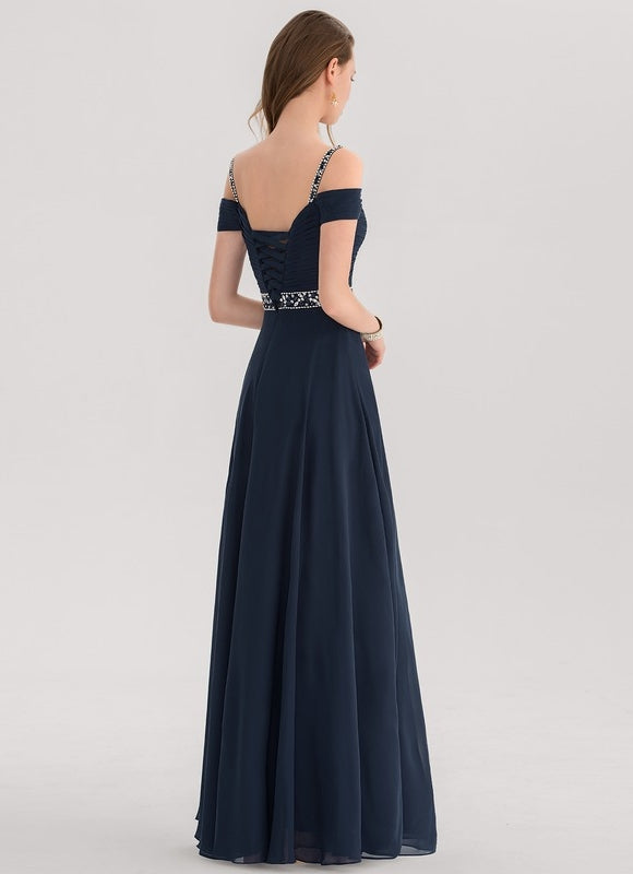 Robe Élégante Col V Paillettes Nuit - gallery 7