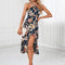 Robe Midi Fleurie Chic Satinée