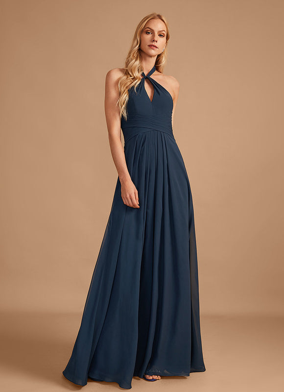 Robe Longue Licou Chic Élégante - gallery 3