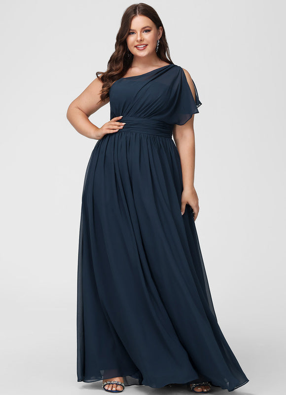 Robe Longue Chic Une Épaule - gallery 6