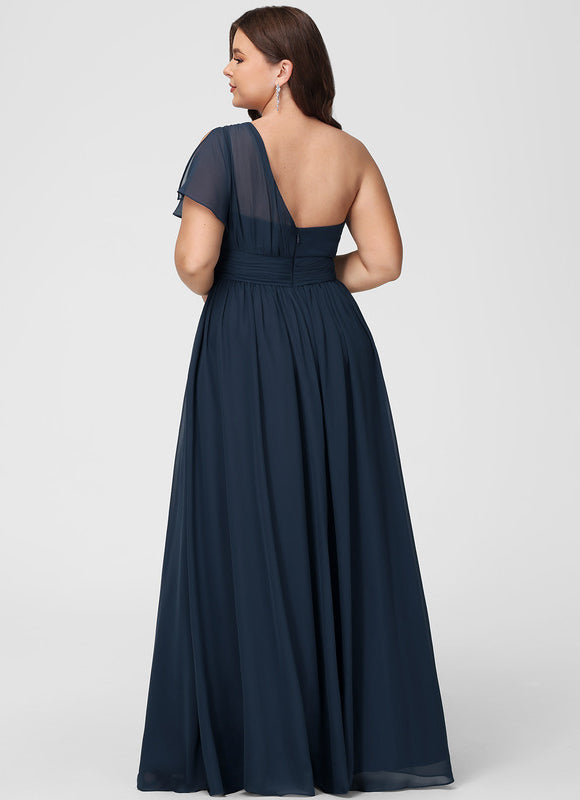 Robe Longue Chic Une Épaule - gallery 9