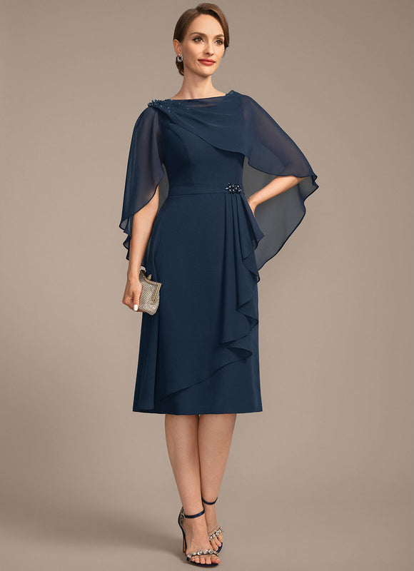 Robe Élégante Mousseline Volants Nuit