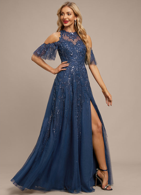 Robe De Soirée Pailletée Chic - gallery 5