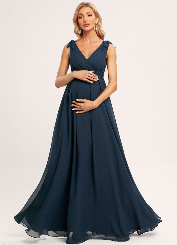 Robe Mousseline Maternité Élégante - gallery 1