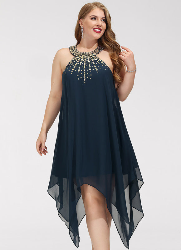 Robe Cocktail Étoilée Chic Nuit - gallery 4
