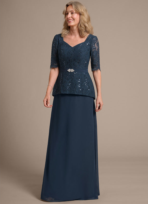 Robe Élégante Mère Mariée Paillettes - gallery 4