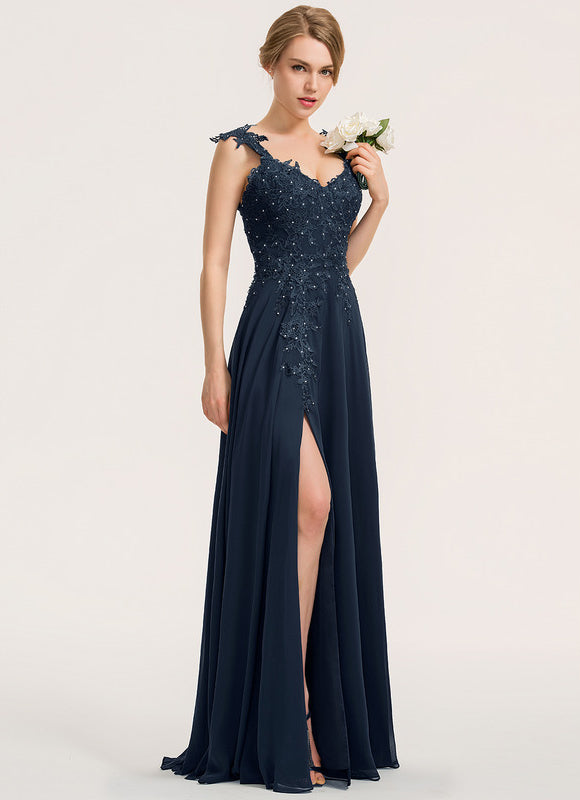 Robe Élégante Col Cœur Paillettes - gallery 1