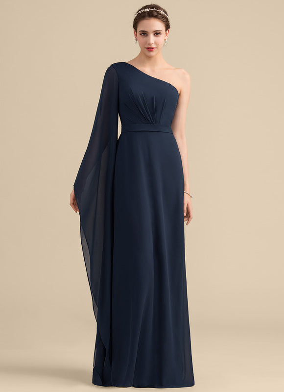 Robe Longue Chic Une Épaule - gallery 1