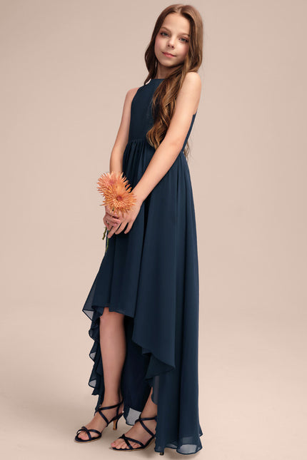 Robe Dos Nu Bleu Marine - gallery 3