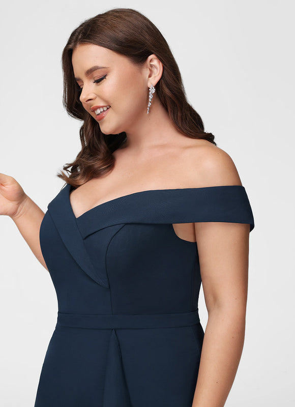 Robe Élégante Épaule Dénudée Chic - gallery 7